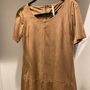 Soft suede dress